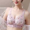 Embroidered Bra for Women Gathered Together To Prevent Sagging and Collect Accessory Breasts Non Empty Cup Bra