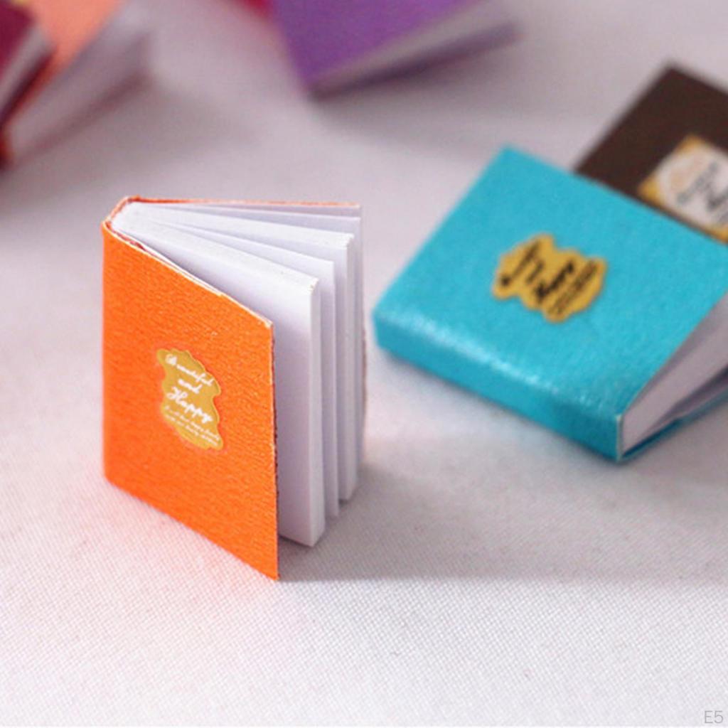 1:12 Scale 4 Piece Miniature Book Set Dollhouse Accessory