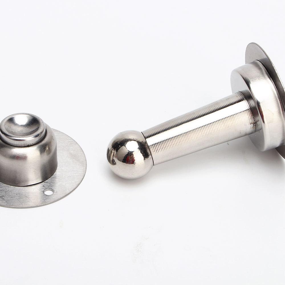 304 Stainless Steel Door Stopper,Magnetic Door Stop,Door Catch,Nail-free Screws for Stronger Mount,Furniture Hardware