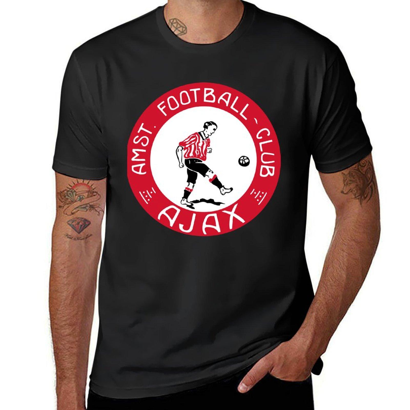 XIXI Fashion Ajax zeer oud logo T-shirt anime kleding vintage zwaargewicht t-shirts voor mannen 3XL