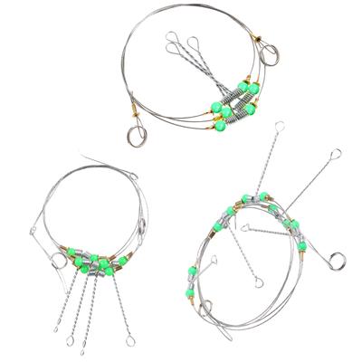 Sea Fishing Swivel String Hook Wire Anti-Bites Fishing Line Wire Leader Stainless Steel Anti-Winding Swivel String