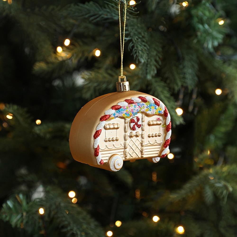 Gold Little Bear Squirrel Ornament Shimmering Festive Plastic Ornament  Home Decor