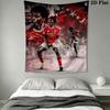 S.L. Benfica Wall Hanging Printed Fabric Blanket Decorative Tapestries for Bedroom Living Room Home Decor