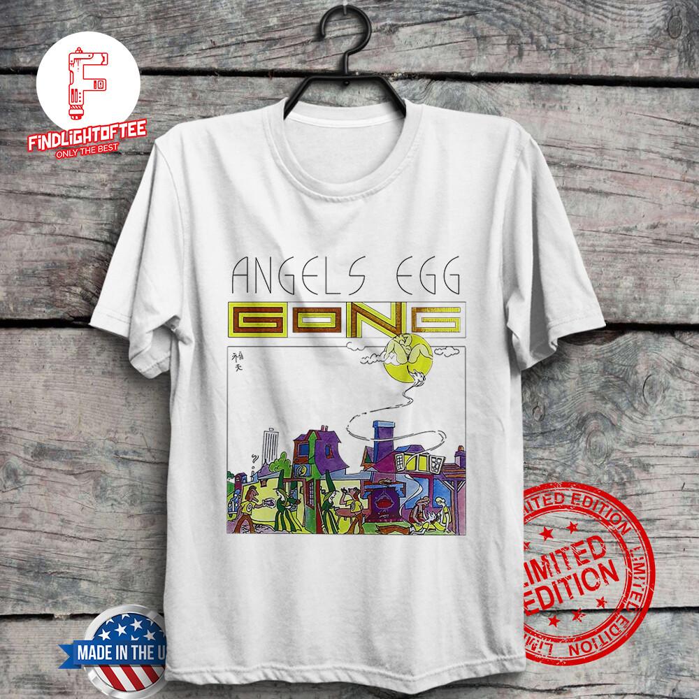 Gong Engelsei T-Shirt Radio Zwerg Unsichtbare Trilogie Rockband Daevid Allen