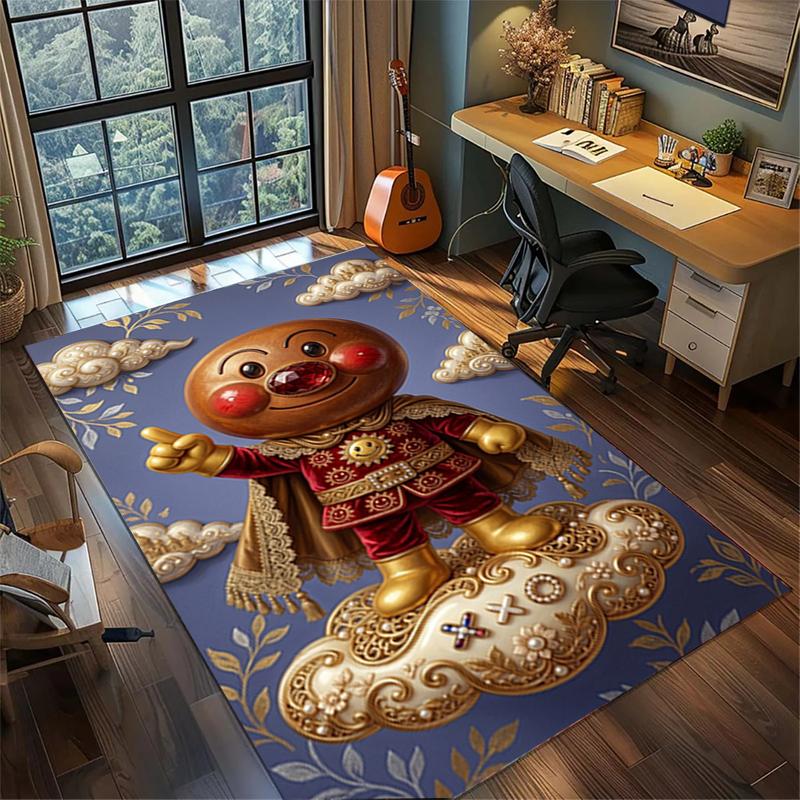 Bread Superman Home Decor Carpet Non Slip Washable Large Area Rug Bedroom Gamer Room Mat