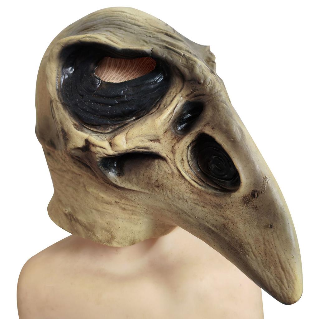 Halloween Skull Bird Mask Headgear with Crow Beak Moon Knight Marvel Movie Moon Knight Mask