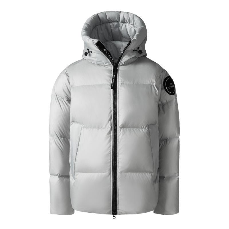 Big Goose Down Jacket for Men and Women of the Same Style, Thickened Warm Hooded Jacket, Winter Cold-resistant Outdoor Down Jacket