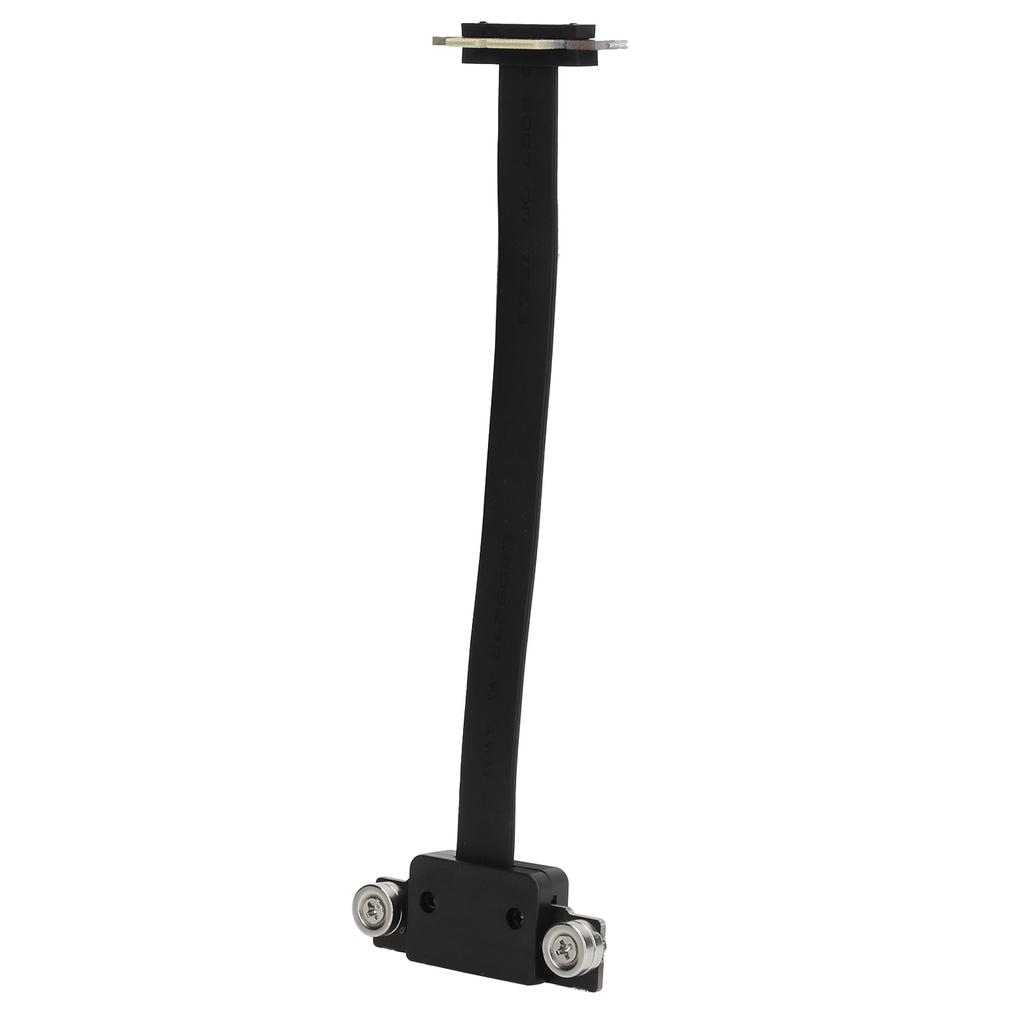 Extension Cable PCIE 1X Dual 90 Degrees  with LED Indication Magnetic Pad Network Adapter 15cm
