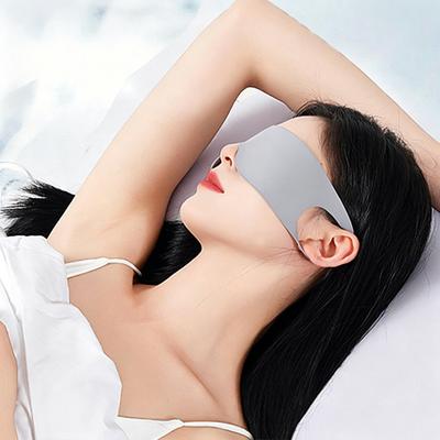 Breathable Eye Mask with Ear Loop Lightweight Travel Naps Soft Light Blocking Blindfold Men Women Side Sleeper Blockout Eye