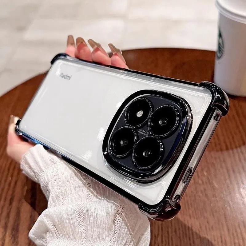 For Xiaomi Redmi Note 14 pro plus 14C 13C Phone Cases Note14pro Fundas RedmiNote14 pro 5G Case Luxury Shockproof Armor TPU Cover