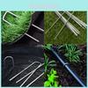 Grampos em U de Revestimento Verde Premium Para Grama Artificial e Paisagismo Com Construção de Aço Galvanizado