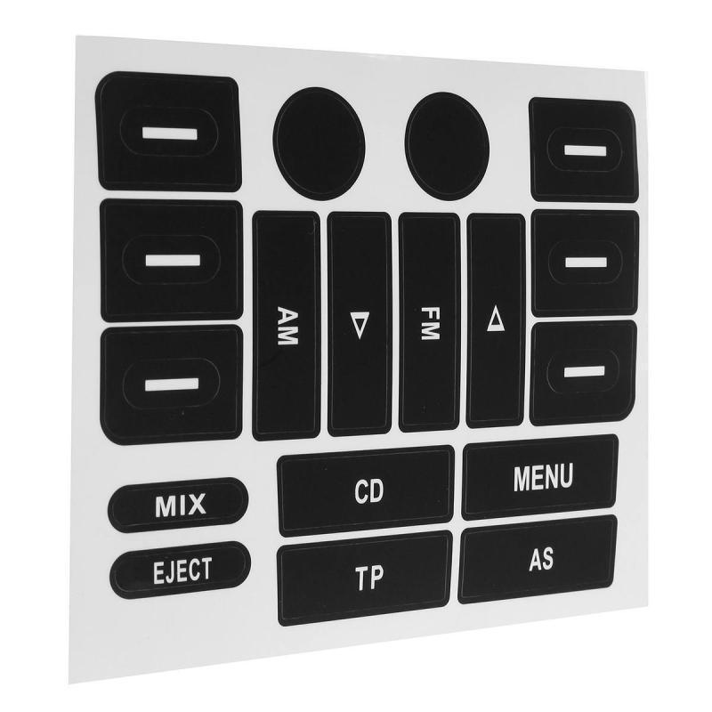 Volkswagen Jetta, Golf MK5, Passat Front Radio Button Stickers