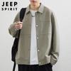 JEEP SPIRIT Men's Stand-Collar Casual Jacket