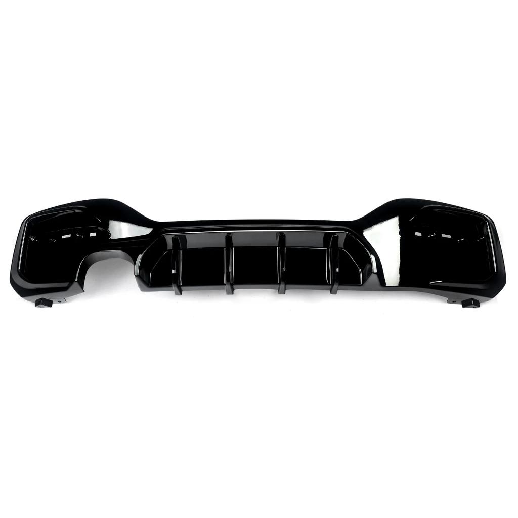 Rear Bumper Diffuser for BMW 1 Series F20 F21 M Sport 125i  LCI 2015-2019 Gloss Black Rear Lip Spoiler Lip Single & Dual Exhaust FY3