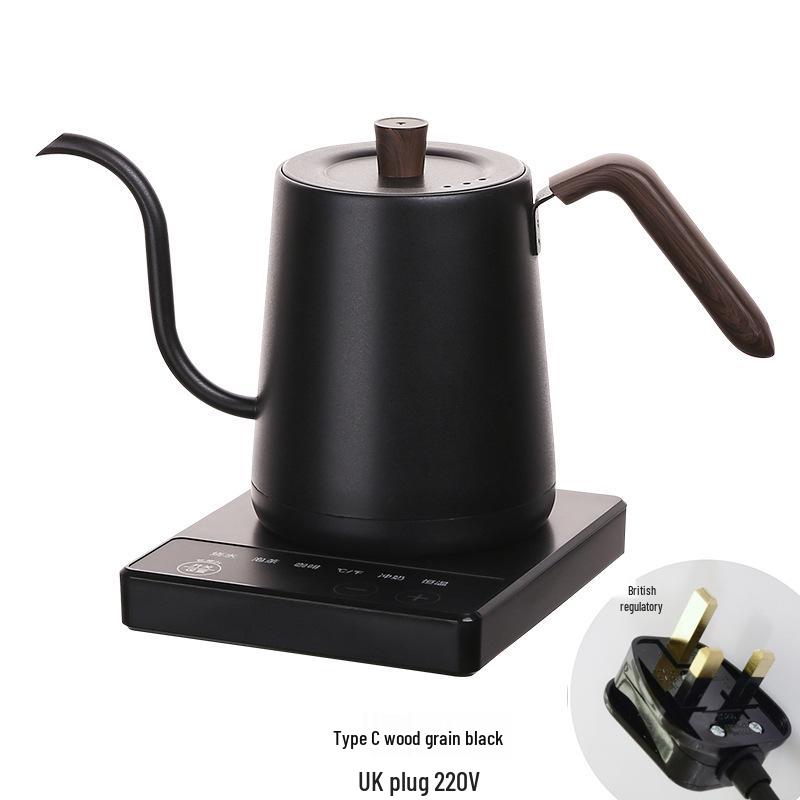 Stainless Steel Electric Gooseneck Kettle with Temperature Control