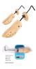 Adjustable Pine Wood Shoe Stretcher for Men & Women - High & Flat Heel
