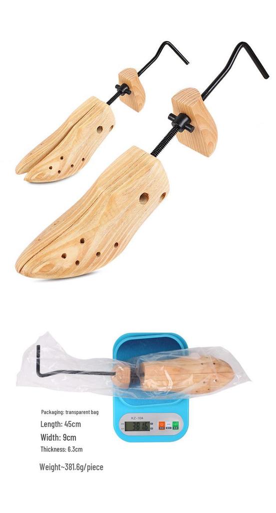 Adjustable Pine Wood Shoe Stretcher for Men & Women - High & Flat Heel