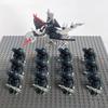 14pcs MOC Medieval Dwarf Warrior Elves Knights LotR Uruk-hai Orc Rohan Soldier with Witch King Leader Figure Building Block Toys