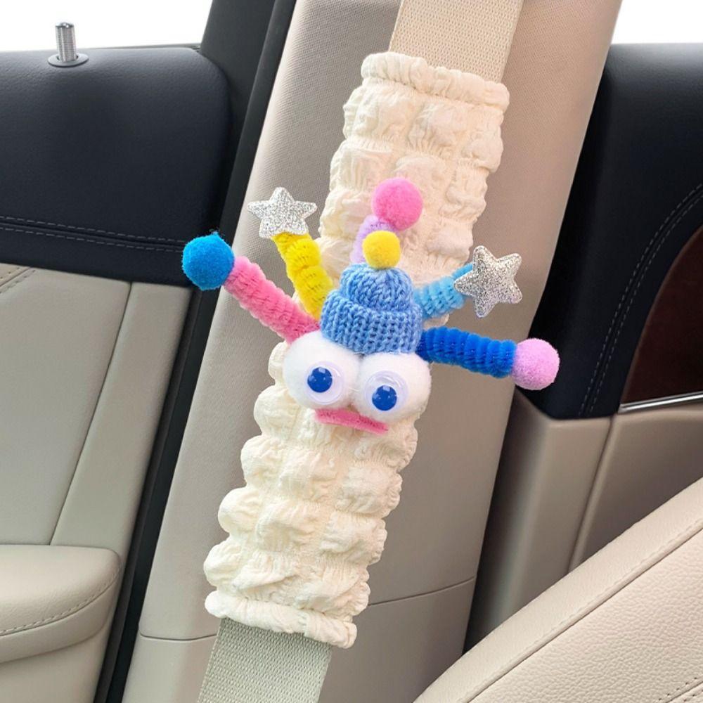 Quirky Car Insurance Belt Comfortable Anti-slip Cover Fashions Seat Belt Shoulder Pads  Female