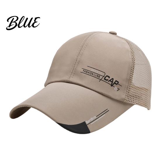 Versatile Sun Hats for Shopping Spring Summer Mesh Baseball Cap Men Women Breathable Hat Lightweight Visors with Extended Curved Brim Adjustable