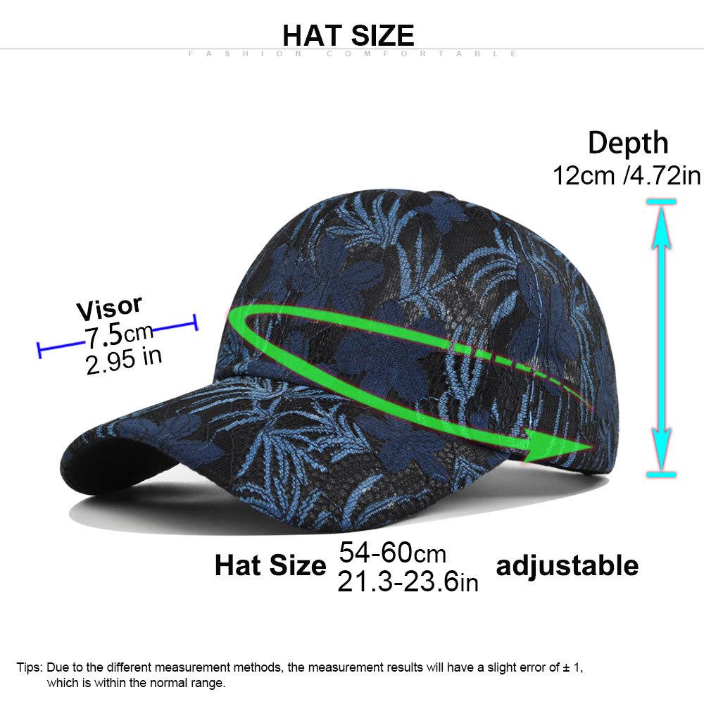 Spring Summer New Unisex Lace Beanie Breathable Baseball Cap Fashion Adjustable Sunscreen Snapback Trucker Hat Casquette Kpop