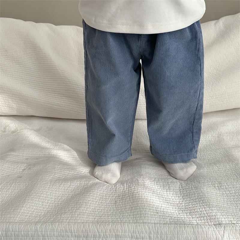 Kids' Korean Style Autumn Sweatshirt & Pants Set – Boys' Infant & Toddler Two-Piece Outfit