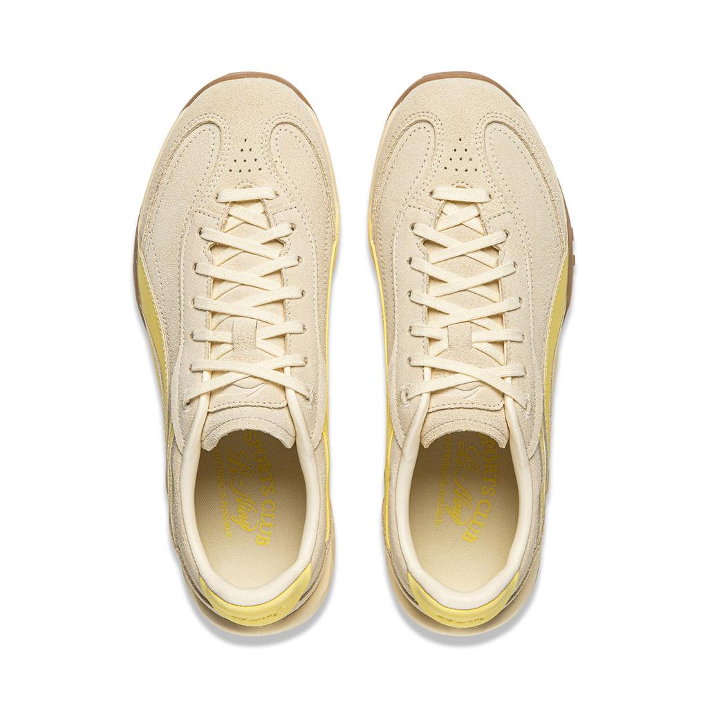Li Ning Xingliu Abrasion Resistant, Lightweight, Balanced Low Top Casual Shoes Unisex Vanilla Yellow AGCW002-7