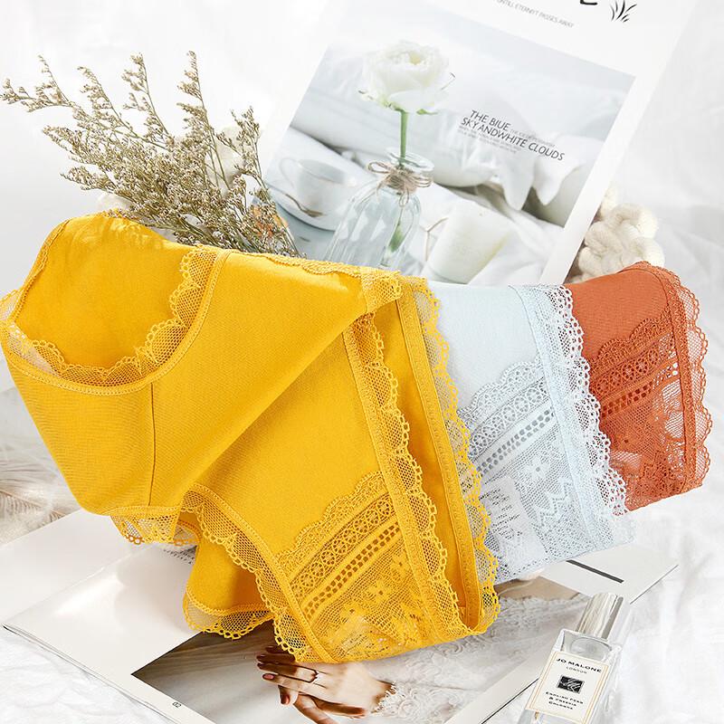 LangSha Men's Cotton Briefs 4-Pack