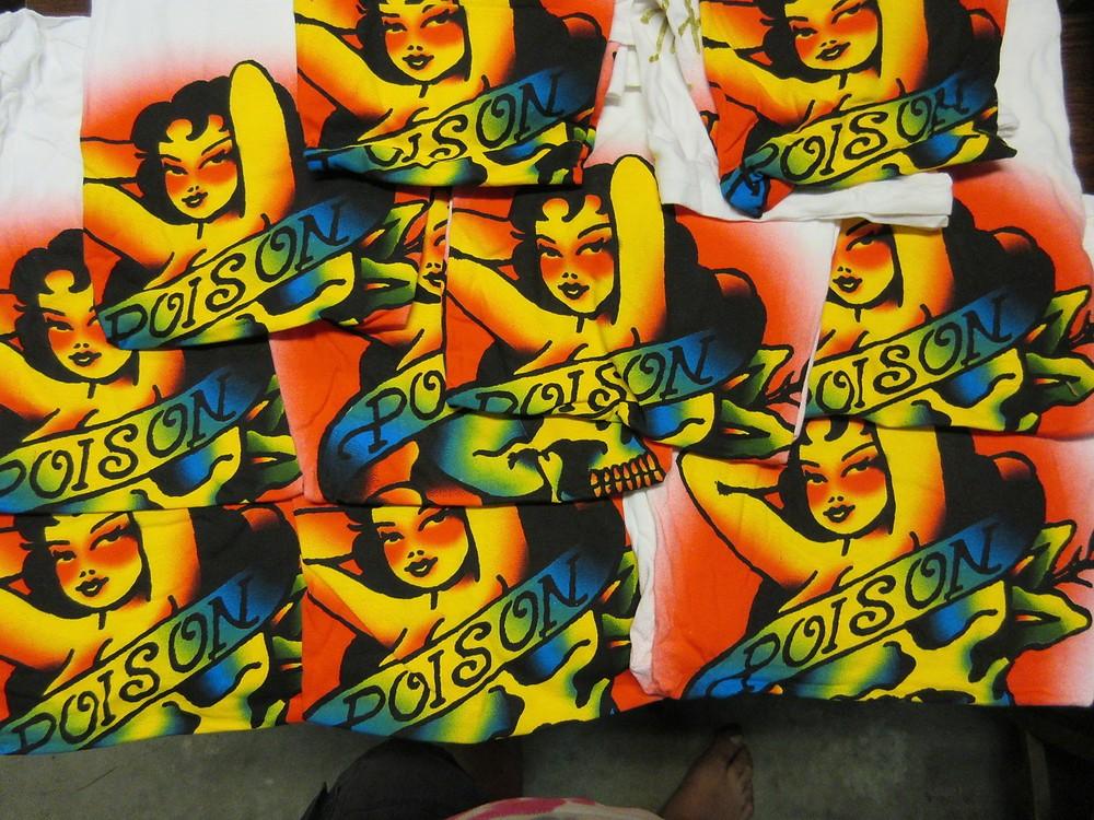 10X WHOLESALE LOT POISON BRET MICHAELS OFFICIAL BAND MUSIC GIRLS LARGE Unisex T-Shirt L