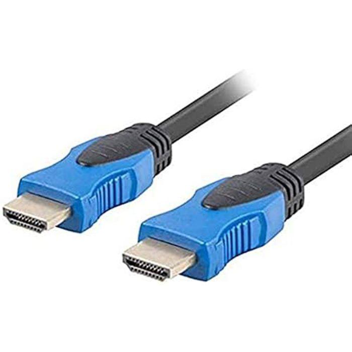 Câble HDMI - Lanberg - CA-HDMI-20CU-0200-BK - 20 Mètres - Résolution 3840x2160 - Connecteurs Plaqués Or