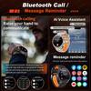 2026 New 1100mAh Battery Outdoor Ultra Durable Men Smartwatch Flashlight Heart Rate Bluetooth Call 5ATM Waterproof Sports Smart Watch