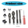 16mm Drain Unblocking Machine Parts Drain Cleaner Combination Cutter Heads Set Pipe Unblocking Tool for Kitchen Bathroom