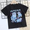 T-shirt per Bambini KPop Demon Hunters Stampa Carina Estate Casual Cotone Magliette per Bambini Moda Manica Corta Abbigliamento Sportivo Ragazze Top