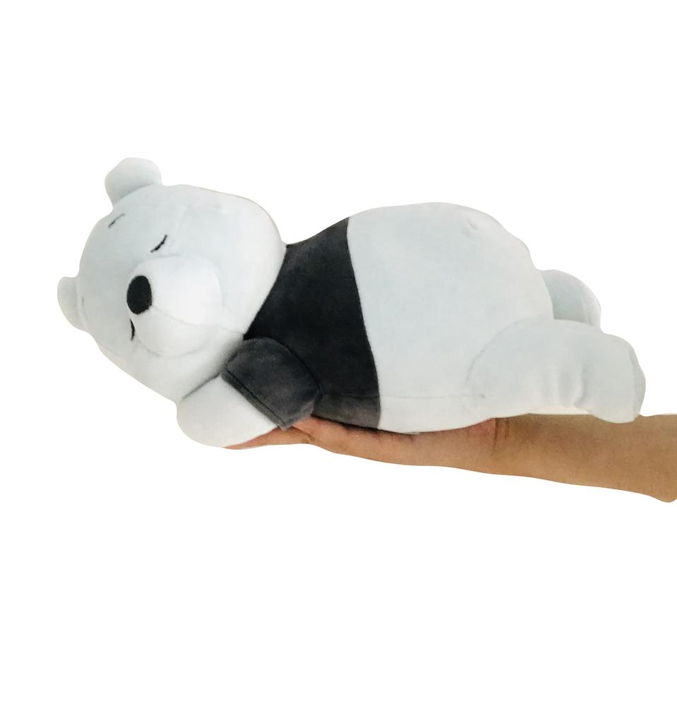 MORIPiLO Disney Kissen Pooh Schlafen S 30cm Stofftier Kissen 28x15x15cm Pastellblau Geburtstagsgeschenk Niedlich Weich Disney Figur Kissen