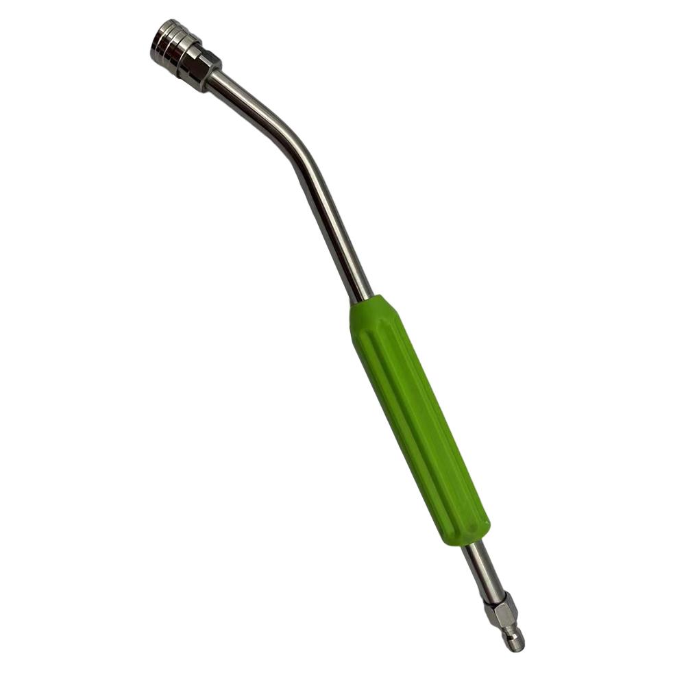 1pc 38cm Stainless Steel Pressure Washer Extension Wand For Gutter Undercarriage Desatascador Limpia Pipas Drain Cleaner