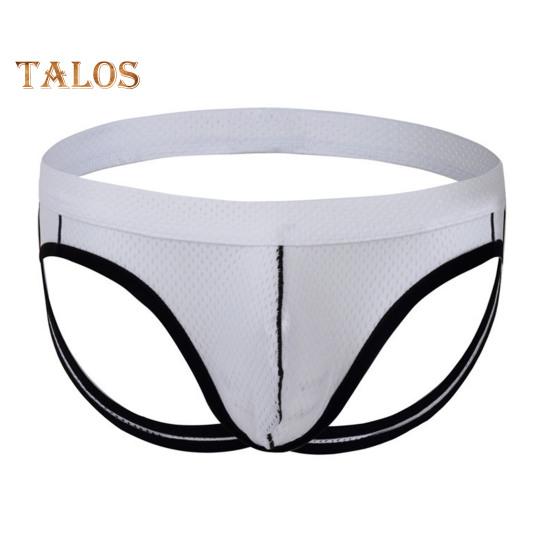 Pánská sexy tanga Nízký barevný design s blokovaným vzorem U konvexní vak Kalhotky Široký pas Pohodlný styl Domácí kalhotky na spaní