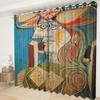 Abstract Curtain Cloth Bedroom Living Room Balcony Blackout Curtain Office Hotel Insulation Curtain