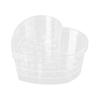 Clear Heart Shaped Plastic Container Transparent Valentine Present Flower Box for Valentine Packaging