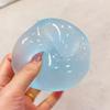 Clear Blue Squishy Toy Stress Ball Anti Stress Fidget Toys Soft Sensory Transparent Squeeze Ball Squishy Tabas Decompression Toy