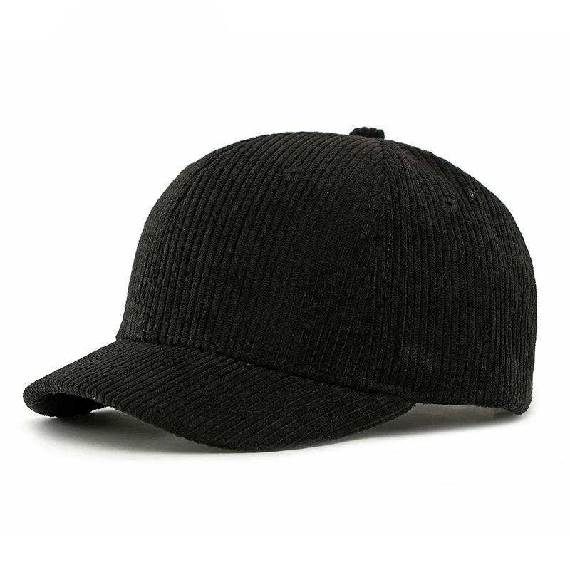 

LDSLYJR Winter Cotton Solid Casquette Warm Baseball Cap Adjustable Outdoor Snapback Hats for Men and Women 115 55-60cm Adjustable чорний