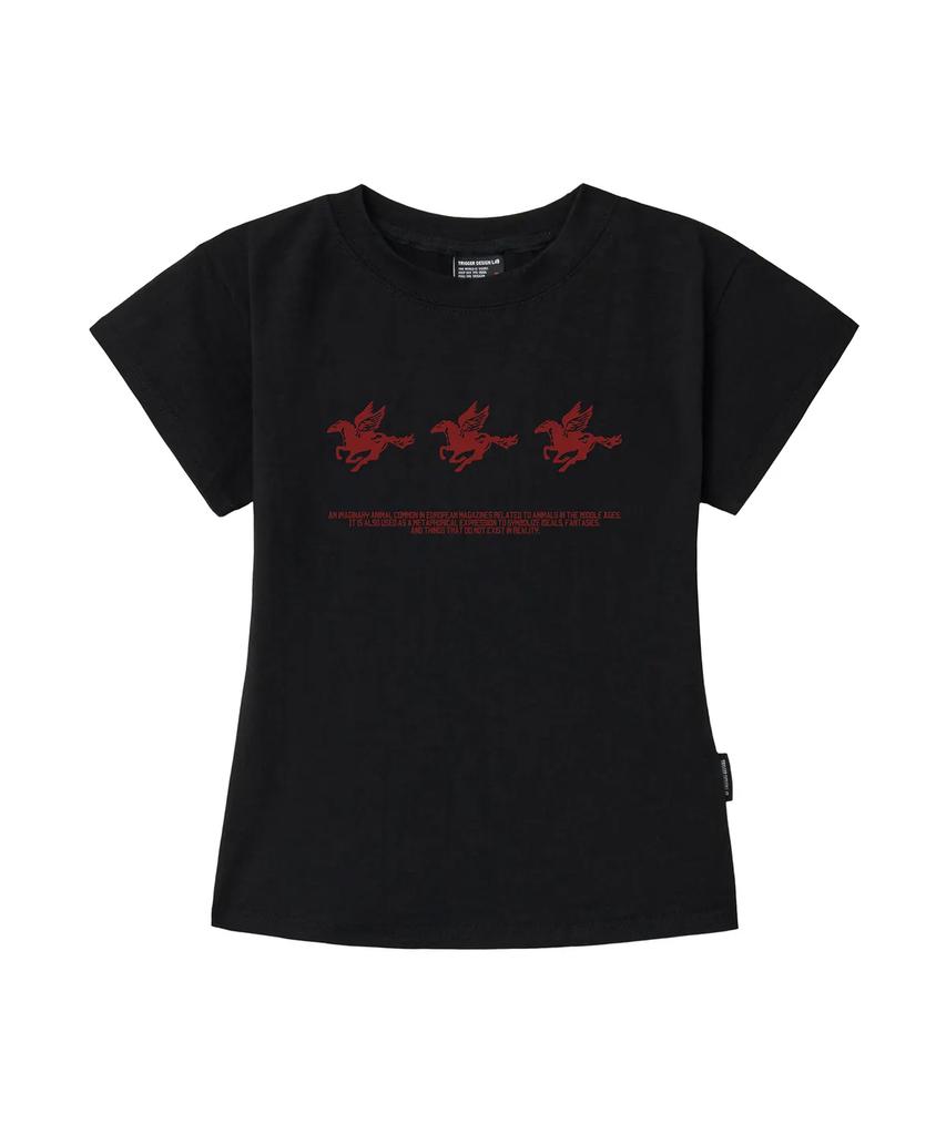 Deulousi Dw Pegasus Slim Fit Short Sleeve T-Shirt 2 Colors