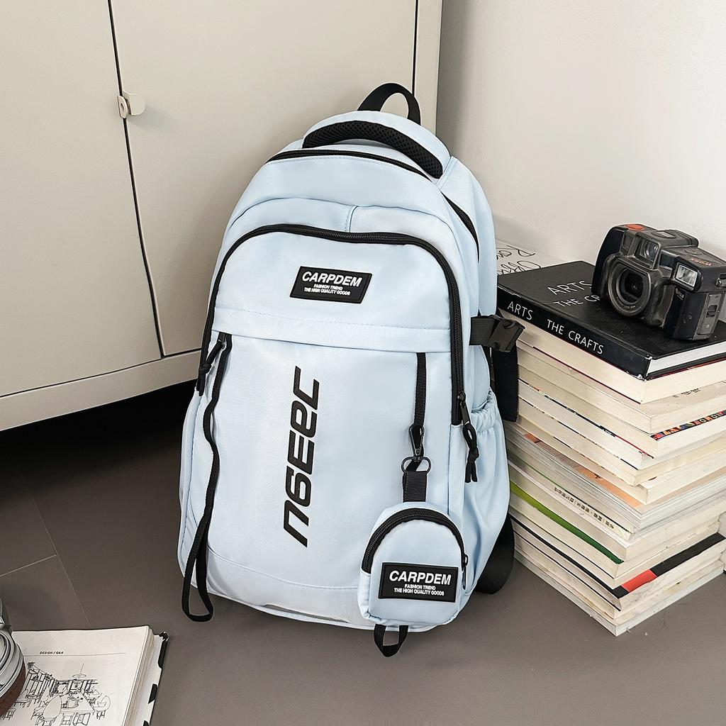 Backpack women's new large-capacity travel backpack junior high school student high school student schoolbag men's and women's computer bag