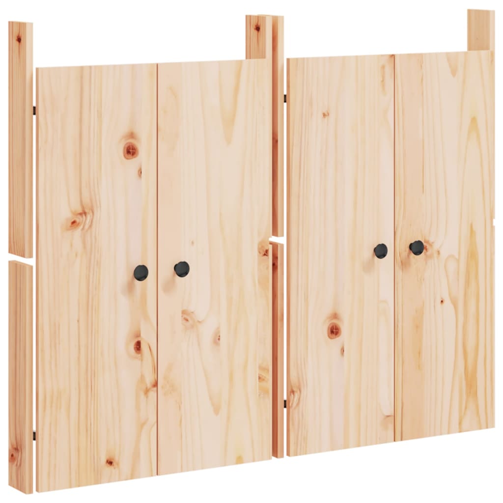 Vidaxl Outdoor Kitchen Cabinet Doors, 2 Pcs, 50X9X82 Cm, Pine