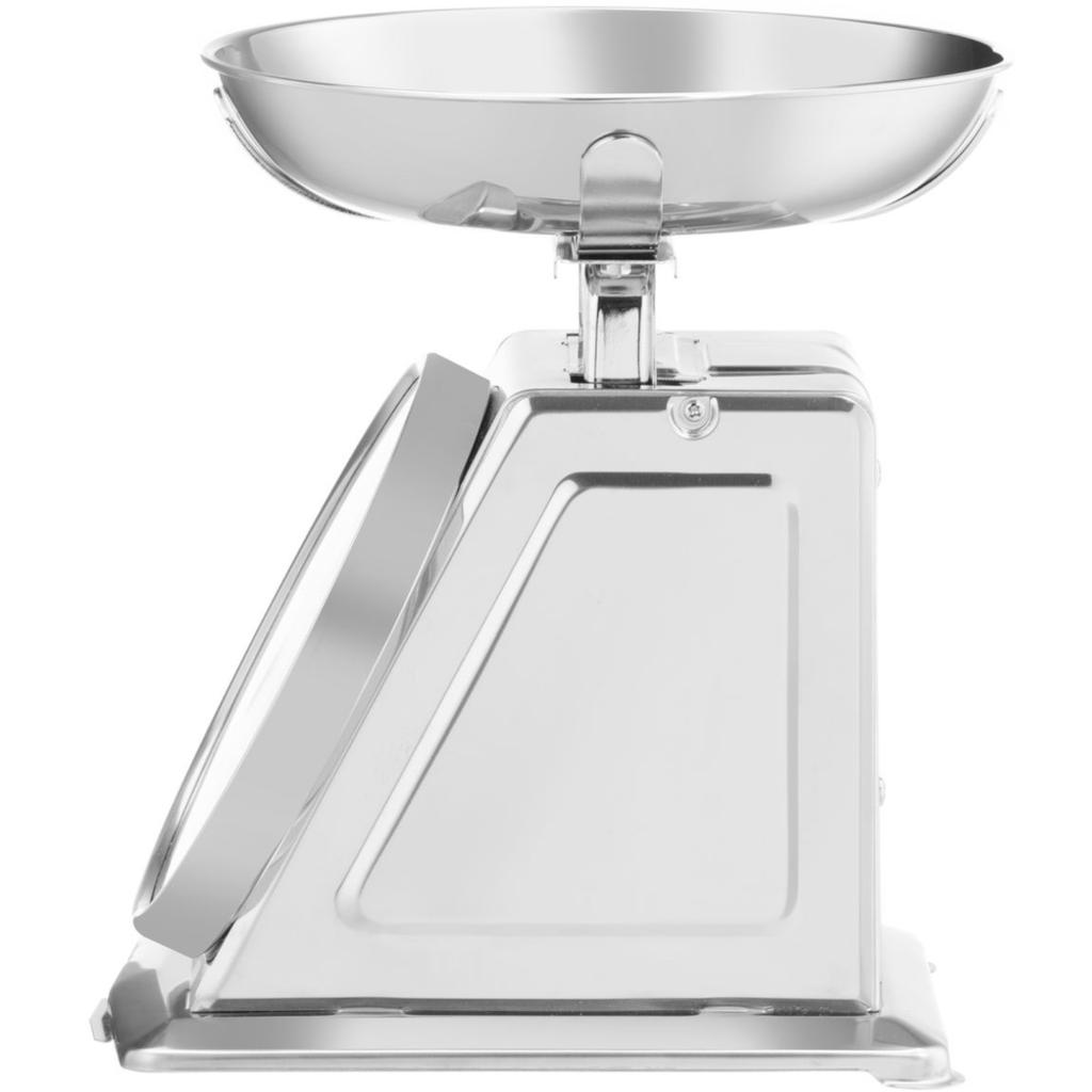 Analog kitchen scale with steel pan 5 kg