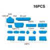 Universal Anti Dust Plug for Notebook 16pcs Silicone Cover Stopper Laptop Dustproof Type C RJ45 USB Interface Waterproof Cover
