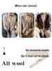 Women's V-Neck Cable Knit Wool Cardigan – New Autumn/Winter Color Block Cashmere Sweater Coat