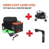 3D Self-Leveling 12 Lines Laser Level 360 Horizontal Vertical Cross Laser Level + Base Wall Bracket New