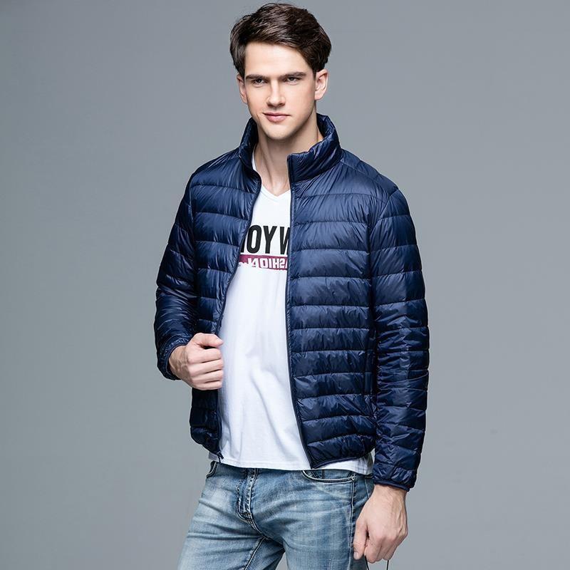 

Thin Cotton Hooded Men s Short Autumn and Winter New Middle-aged and Young People Large Size Ultra-thin Lightweight Jacket 5XL