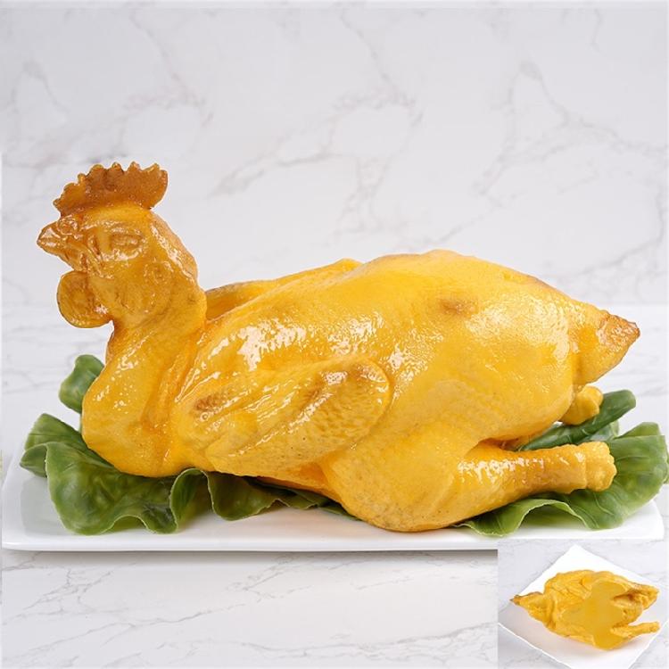 Realistic Roast Duck Model Artificial Roasted Chicken Realistic Sliced Boiled Chicken For Restaurant Display Photography