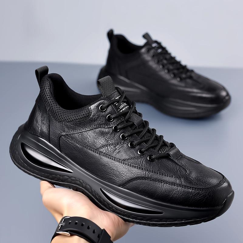 2025 Men's Spring & Autumn Trendy Casual Leather Sports Shoes